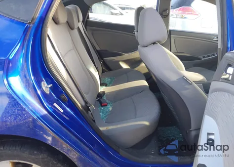 2013 Hyundai Accent Gls z USA, uszkodzony, nr VIN KMHCU4AE8DU424944